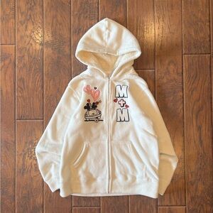 Y2K Mickey & Minnie Fleece Hoodie